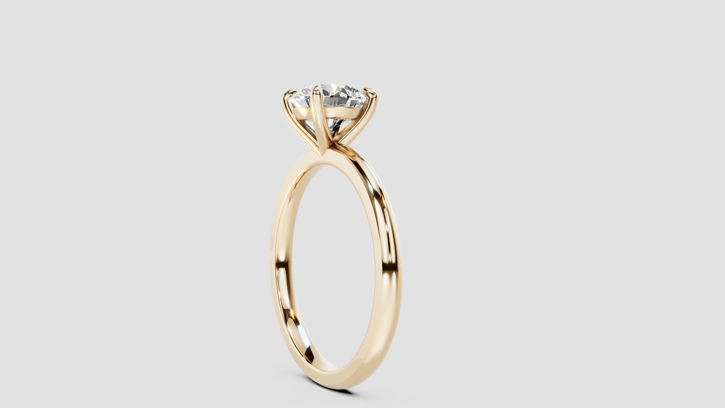 BAGUE SOLITAIRE 1CT